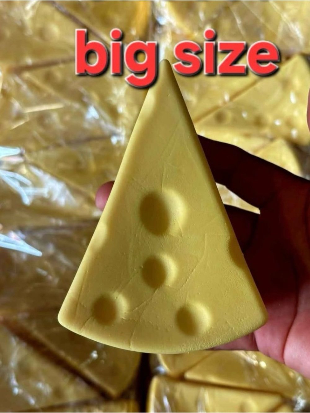 Yellow Cheese Slice Stress Relief Toy - Women Accessories